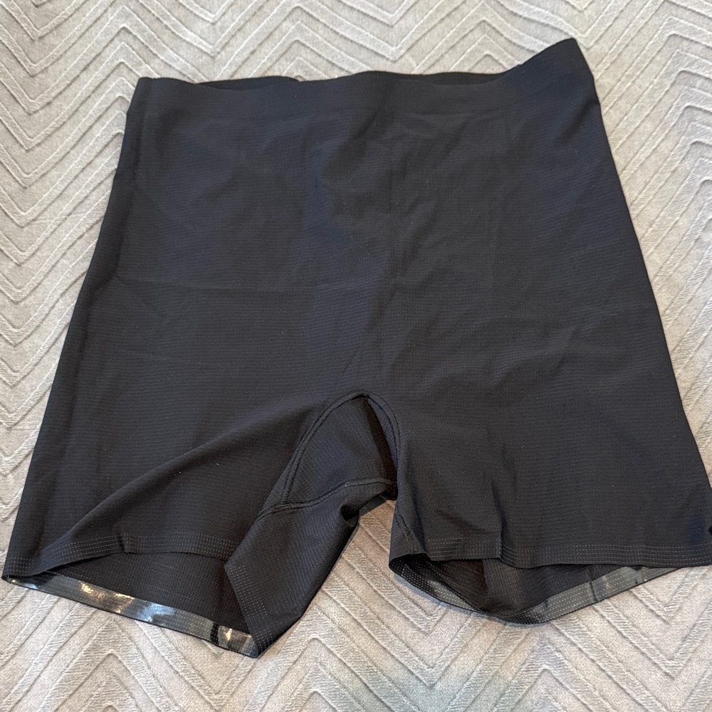 SPANX Black Light Control Perforated Girl shorts